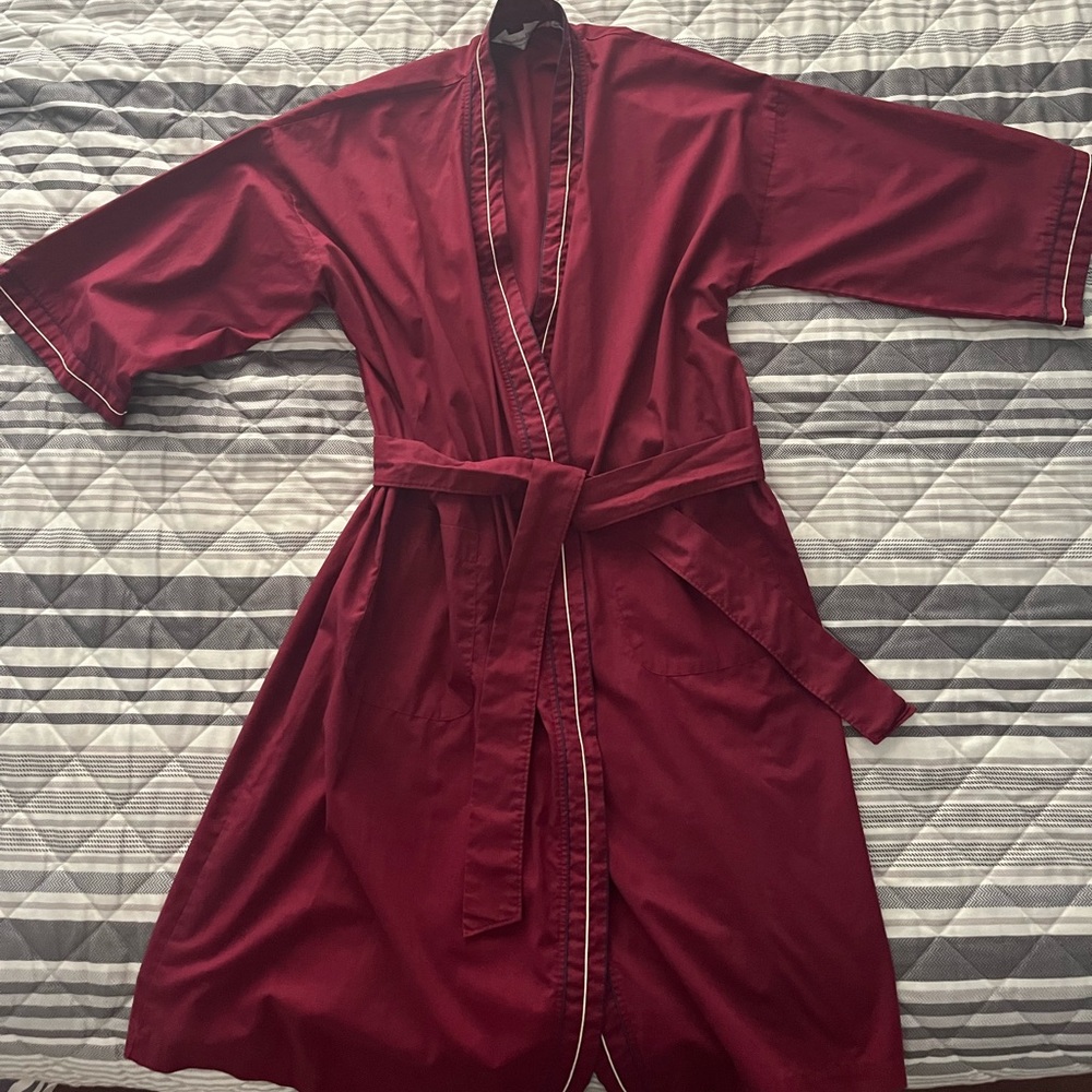 Christian Dior Monsieur Burgundy Lightweight Robe